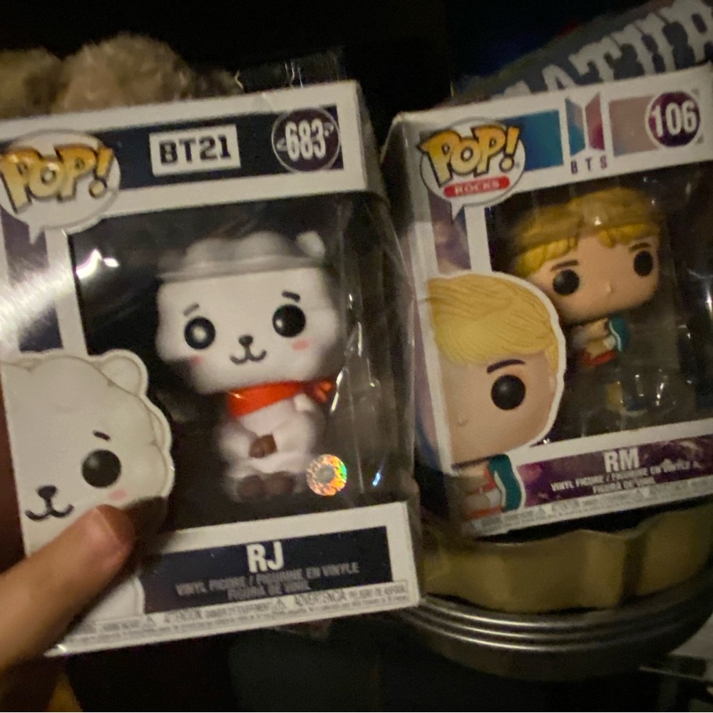 Very damaged bts and bt21 pops